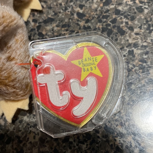 Ty Beanie Babies Baby Tiptoe the Mouse Rare Vintage Collectible Plush Gift Cute - Picture 3 of 6